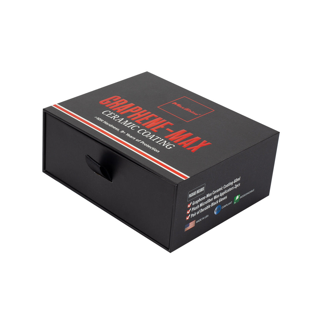 Graphene-Max Ceramic Car Coating Graphene-Max Ceramic Car Coating is an upgraded formula that combines ceramic and graphene for superior protection and shine .
