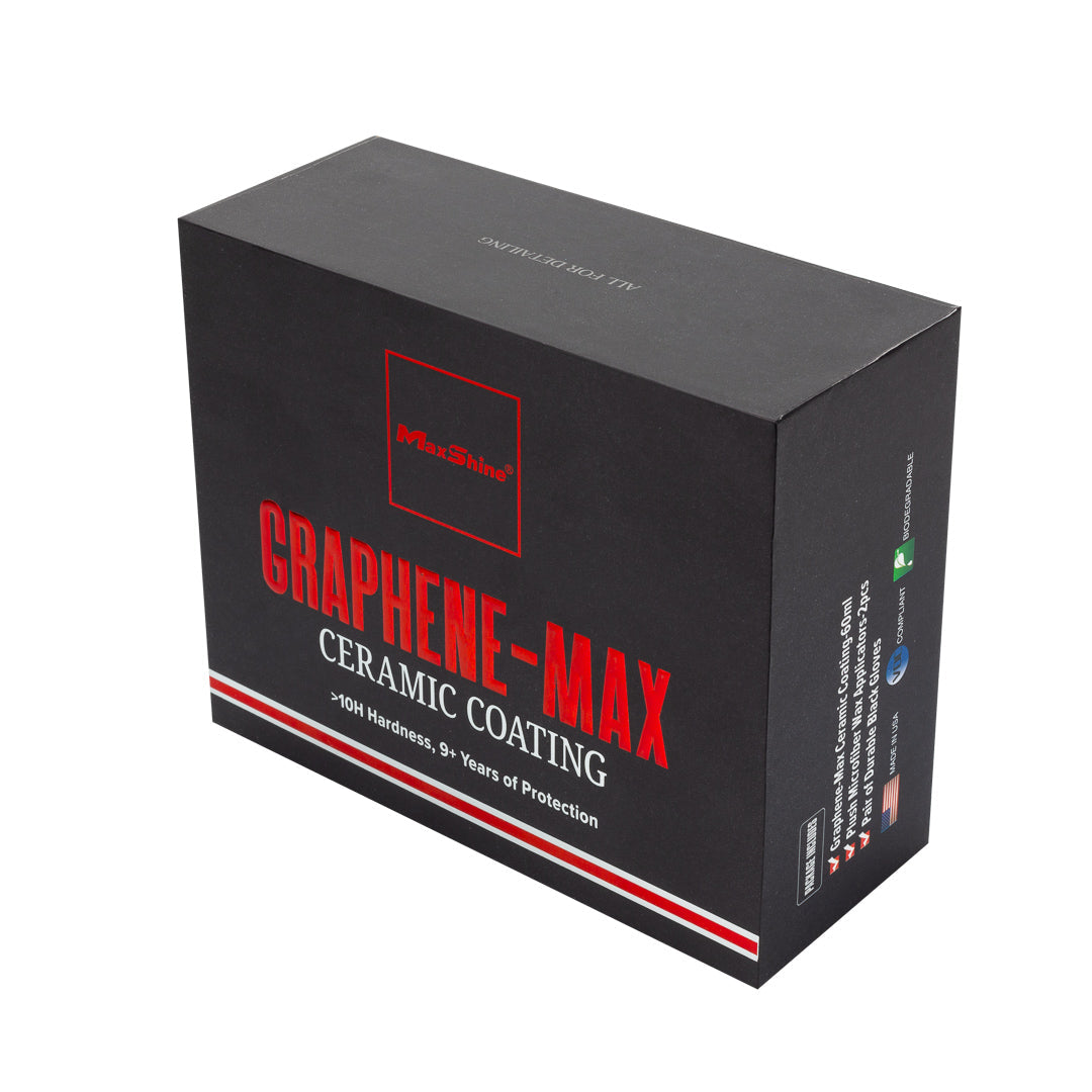 Graphene-Max Ceramic Car Coating Graphene-Max Ceramic Car Coating is an upgraded formula that combines ceramic and graphene for superior protection and shine .