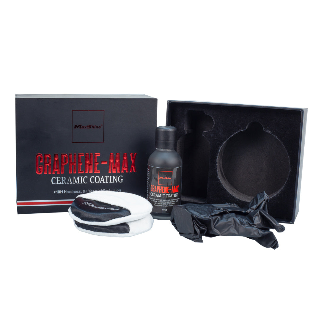 Graphene-Max Ceramic Car Coating Graphene-Max Ceramic Car Coating is an upgraded formula that combines ceramic and graphene for superior protection and shine .
