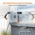 The auto-rewind system, hose locker and 9-mode hose nozzle makes the hose reel more convenient to use.