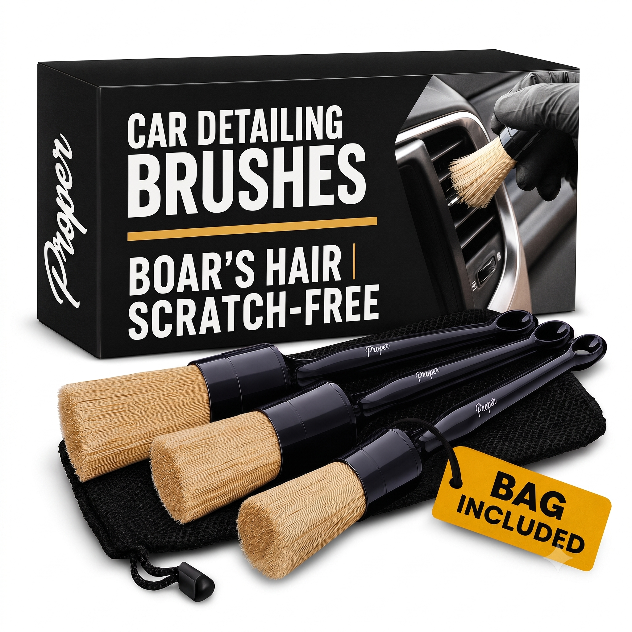 Boars Hair Detailing Brushes