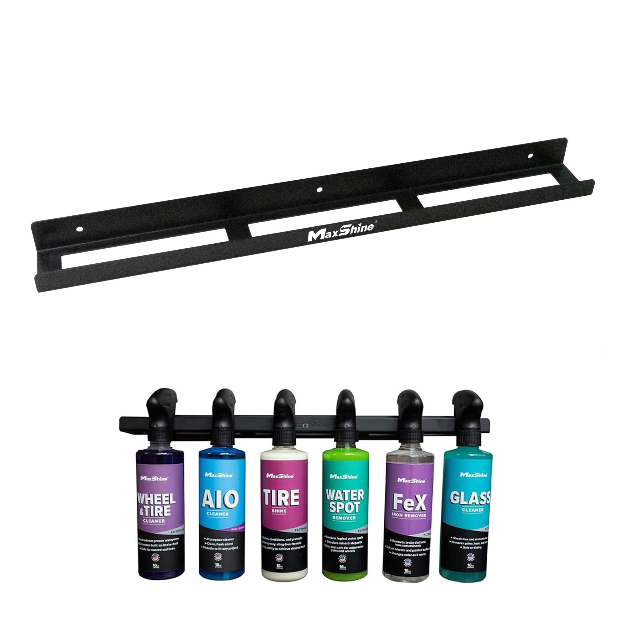 Trigger Bottle Holder | Spray Bottle Hanger - 8 Bottles
