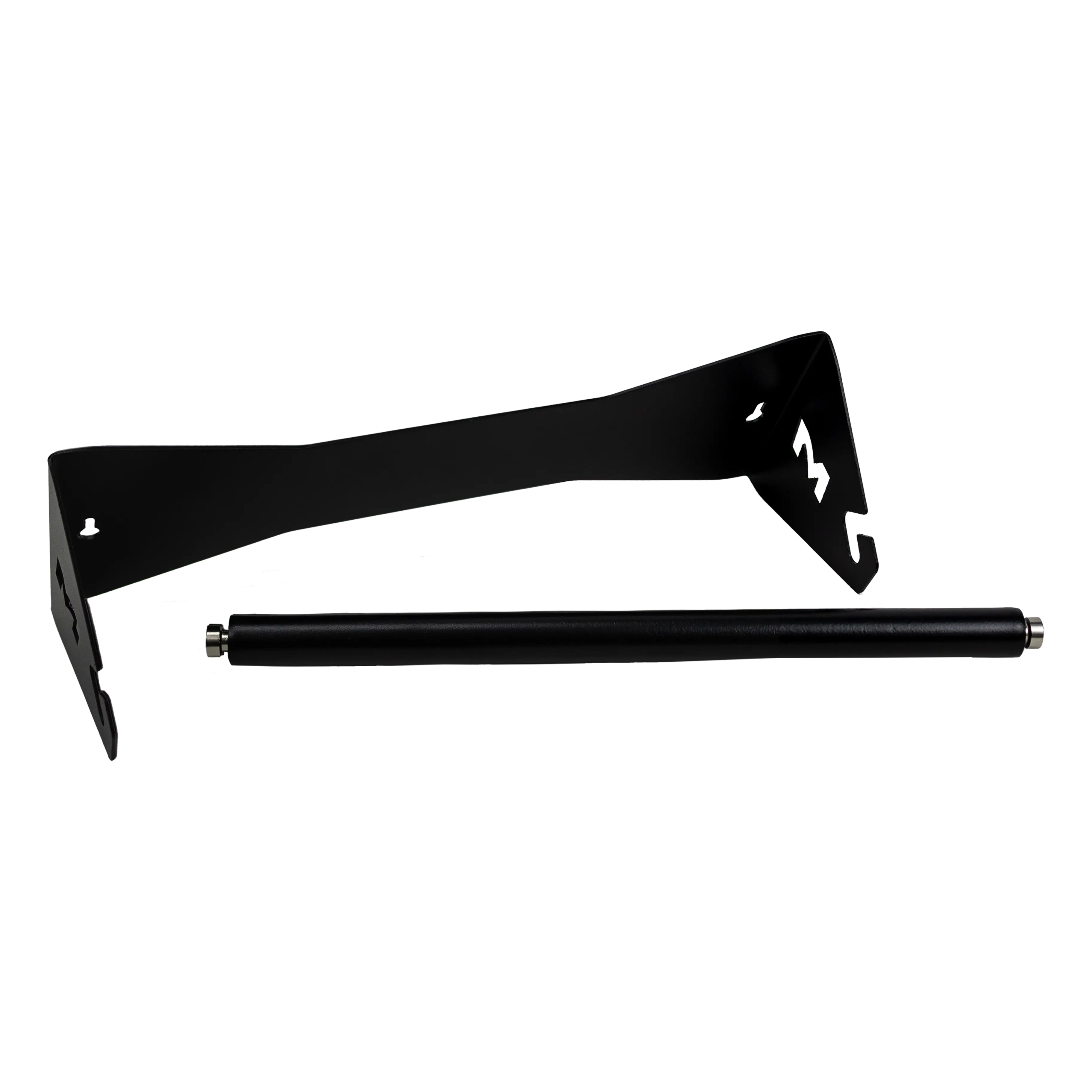 Towel Roll & Wall Holder Combo This sleek, black metal Towel Holder Wall Mount is a must-have for any detailing enthusiast. Its built-in roller allows for