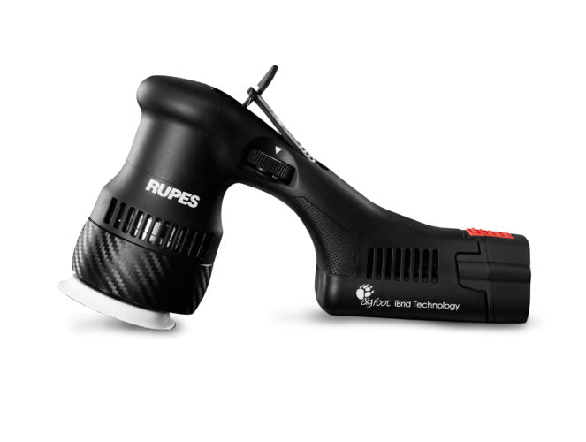 Rupes POLISHER, RUPES IBRID CORDLESS MINI in use - professional detailing application