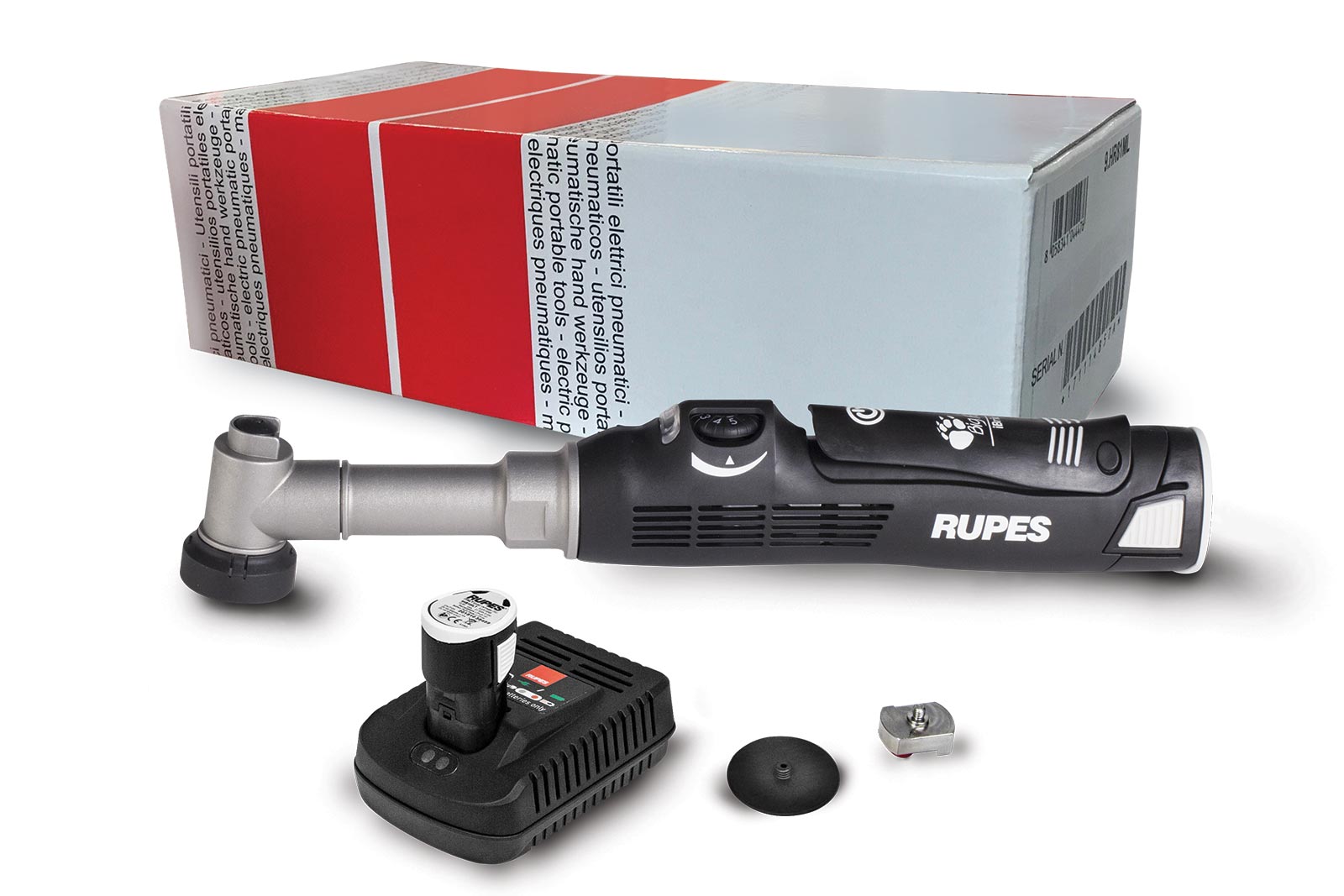 Rupes POLISHER KIT, RUPES NANO LONG KIT in use - professional detailing application