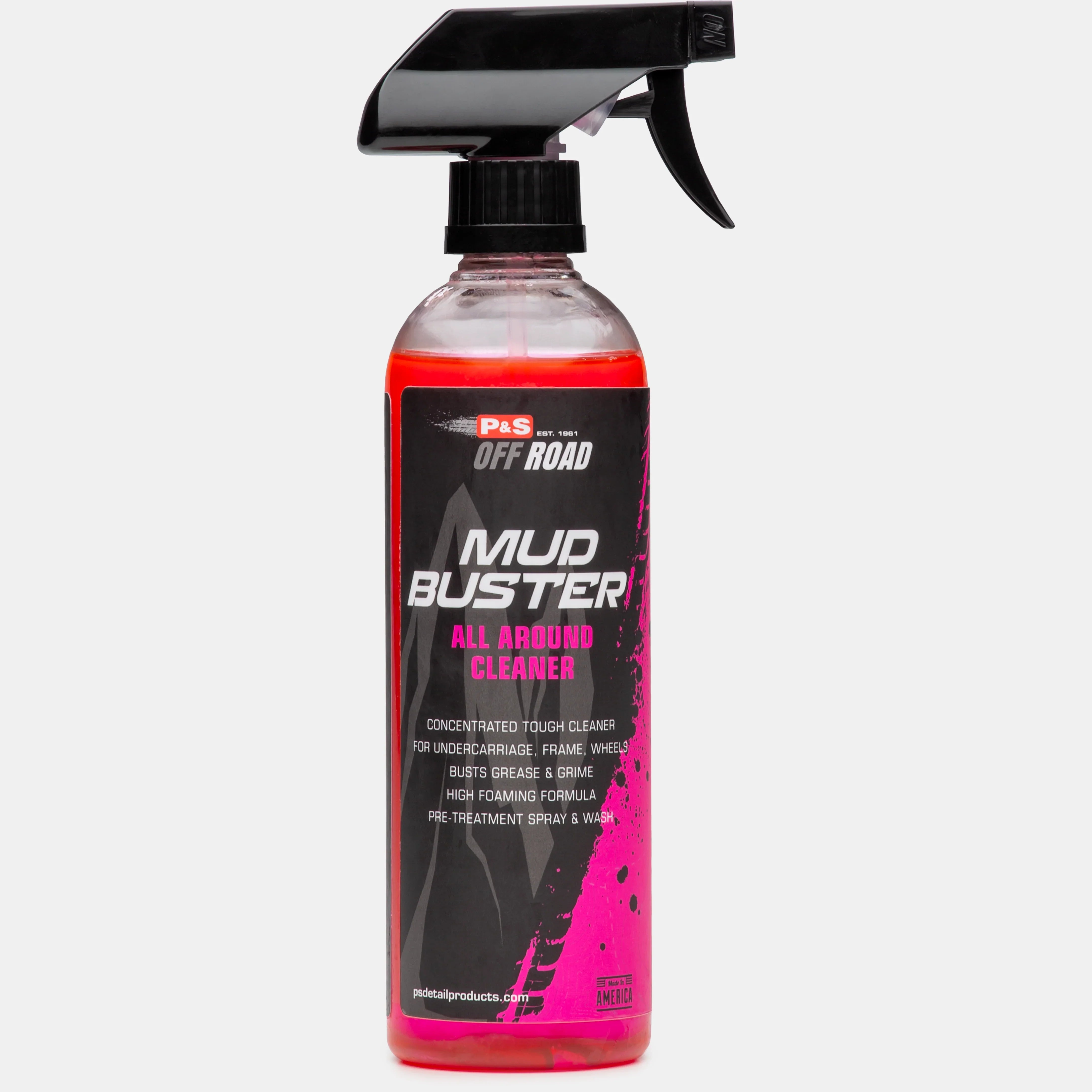 P&S Detailing Products P&S Mud Buster General Purpose Cleaner in use - professional detailing application
