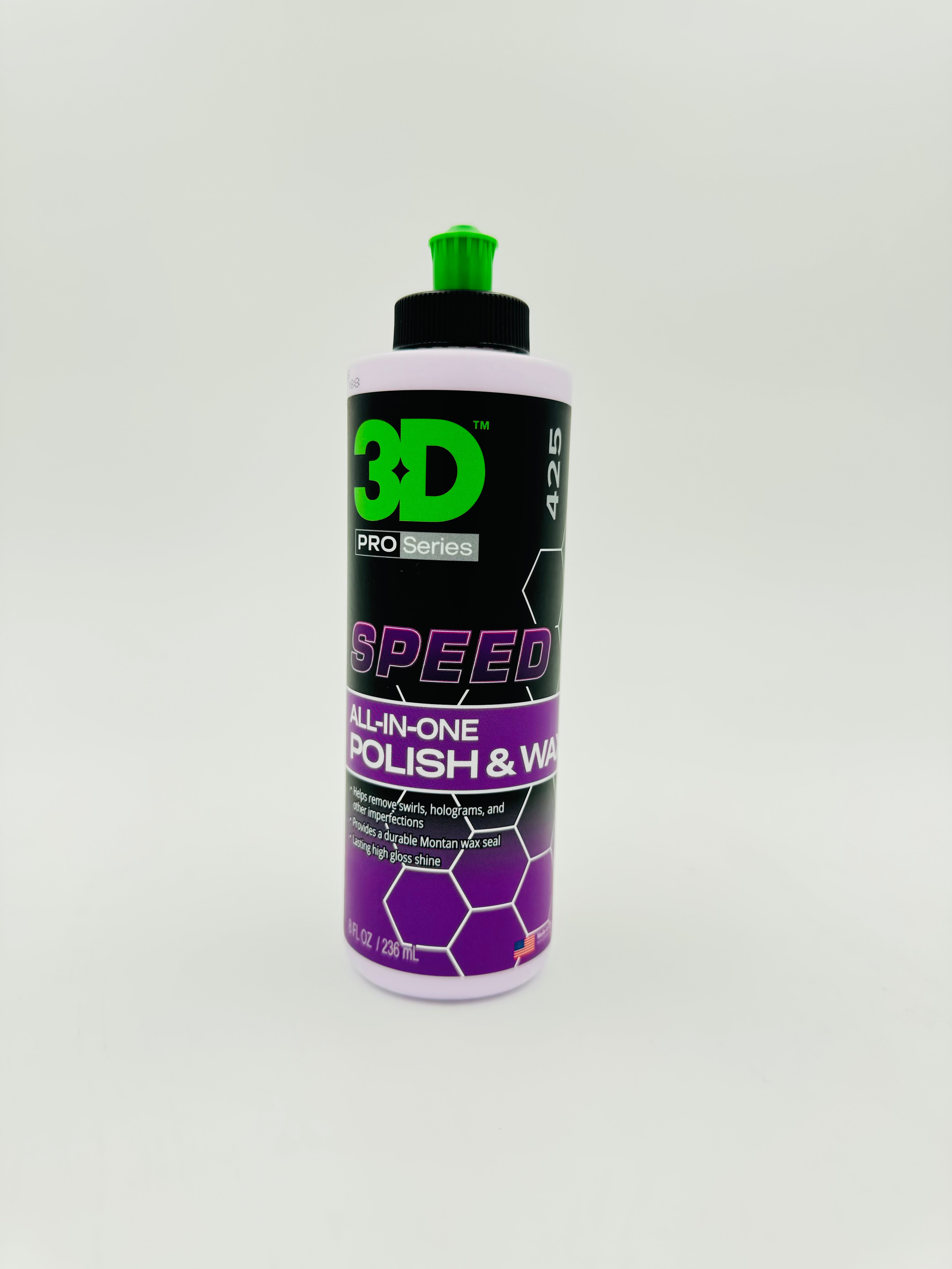 3D SPEED All-In-One Polish & Wax 8 oz - front product view