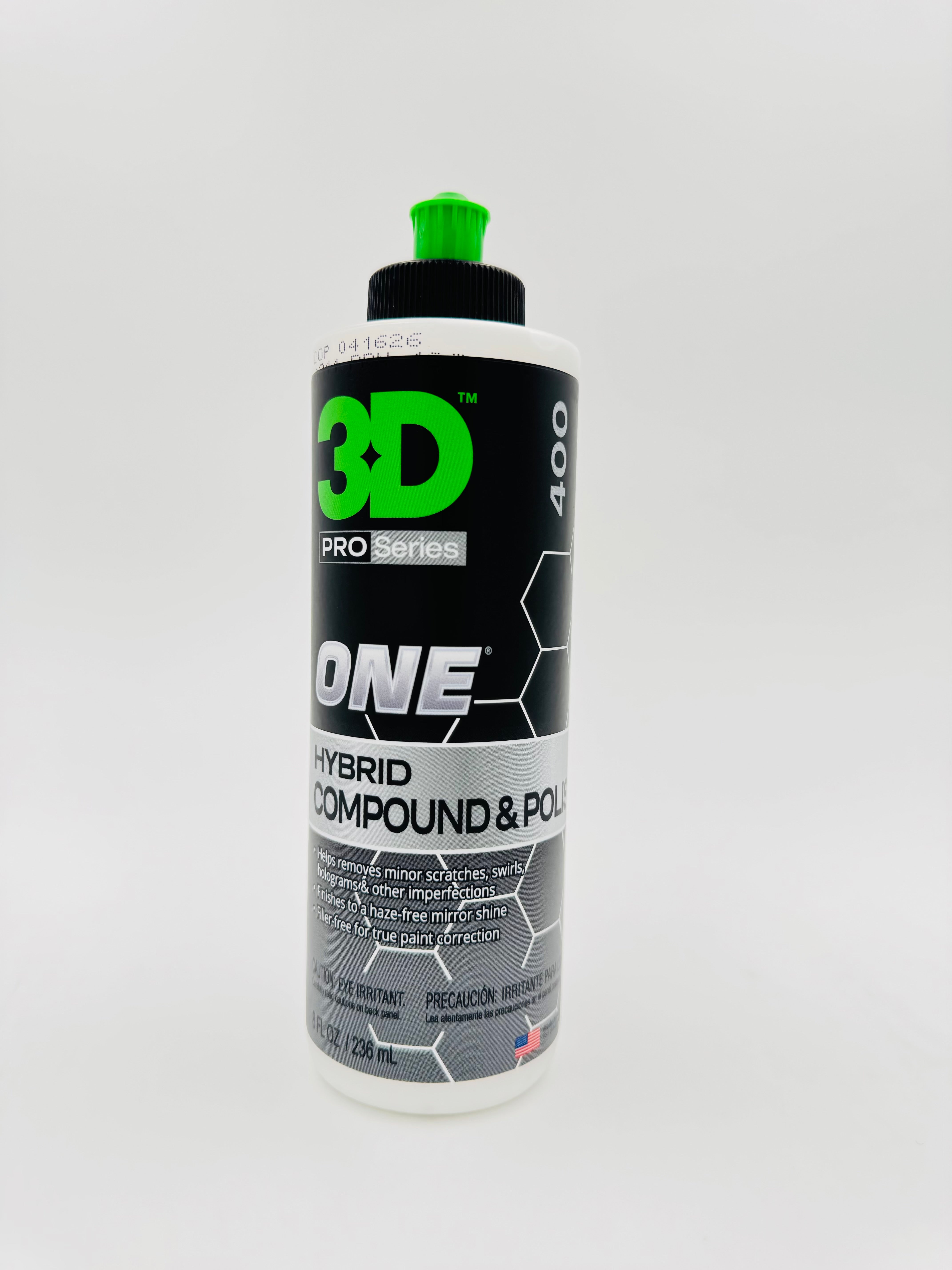 3D ONE Hybrid Compound & Polish 8 oz - front product view