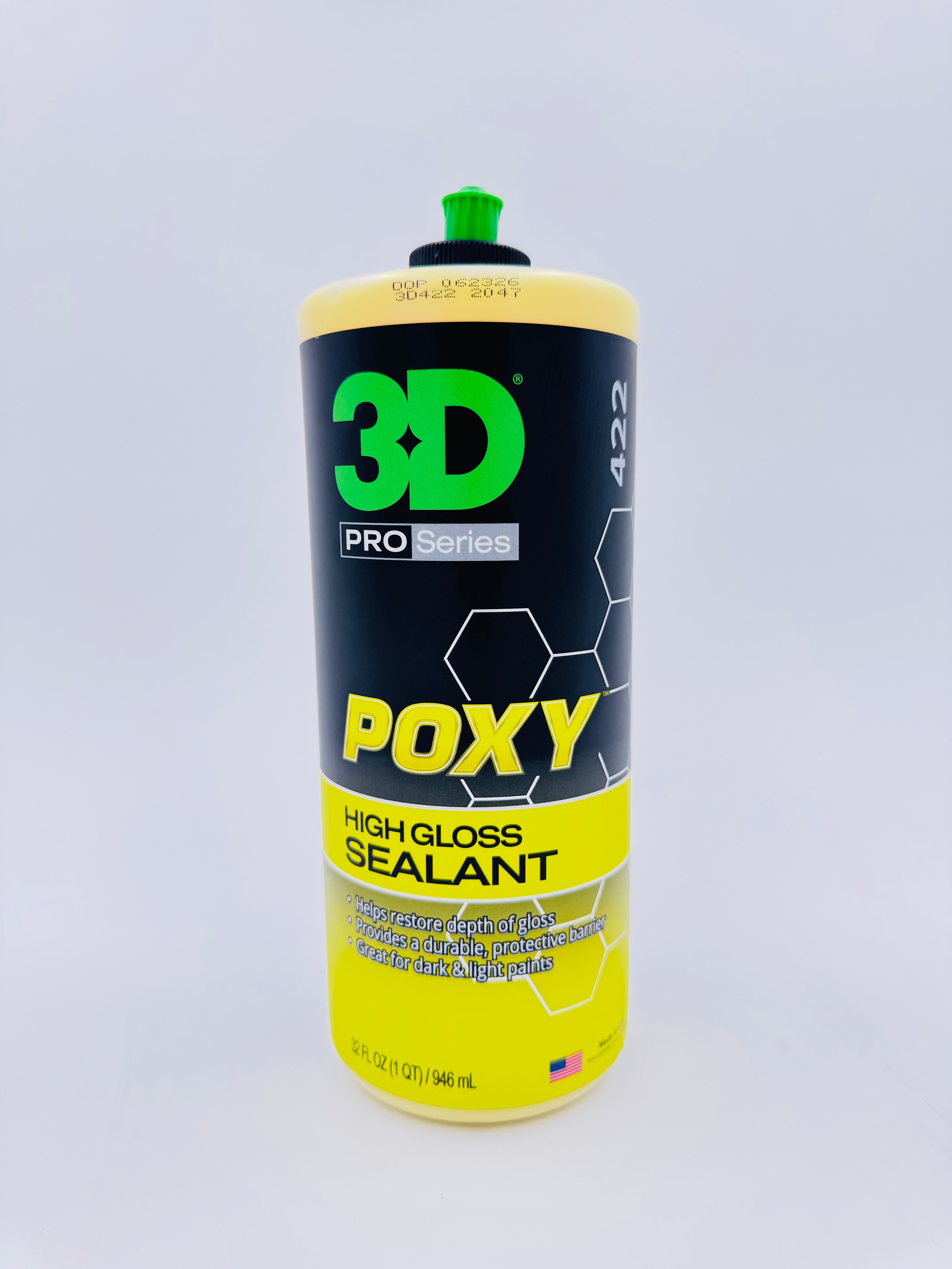 3D POXY Montan Wax Sealant 32 oz - front product view