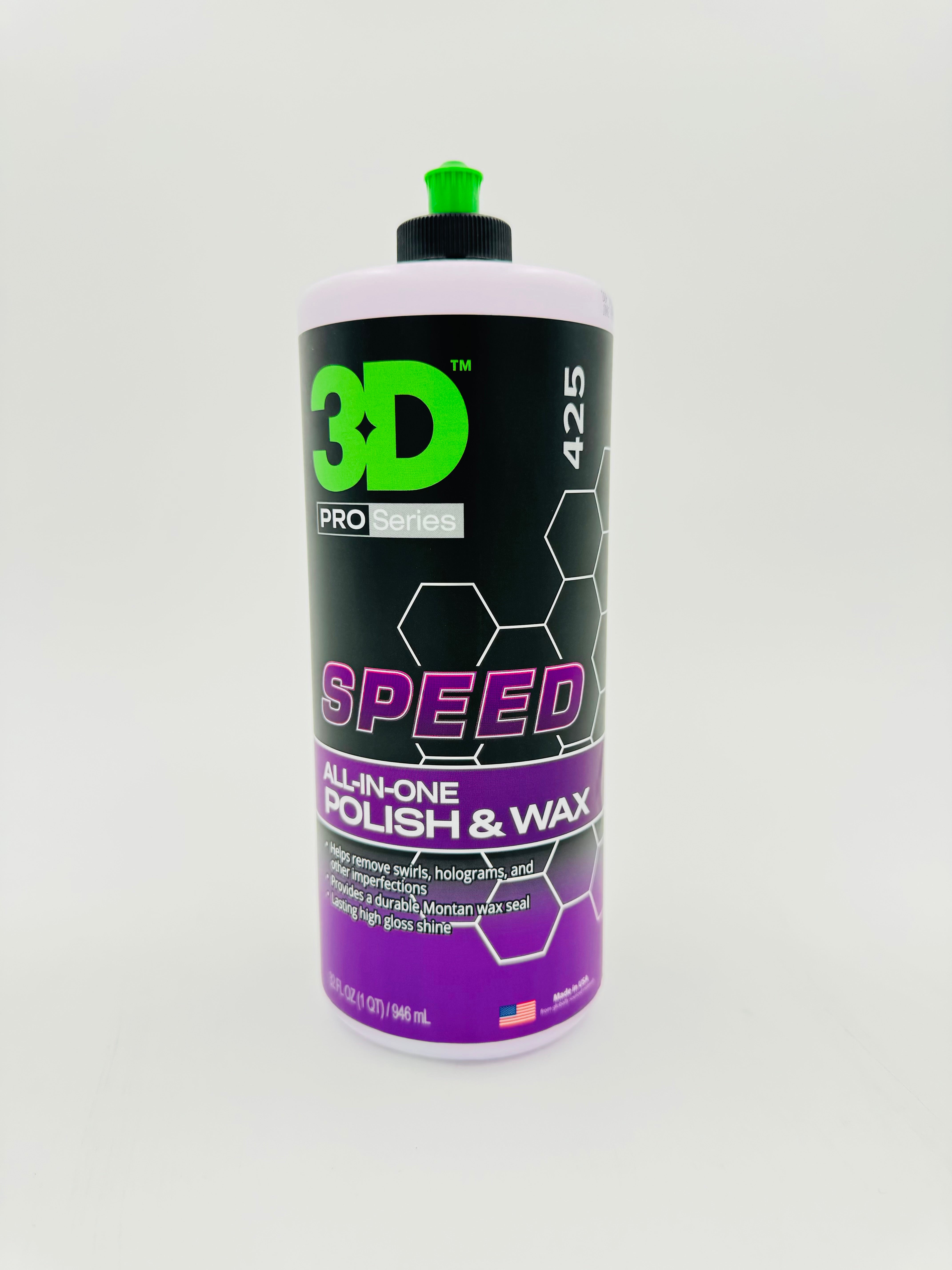 3D SPEED All-In-One Polish & Wax 32 oz - front product view