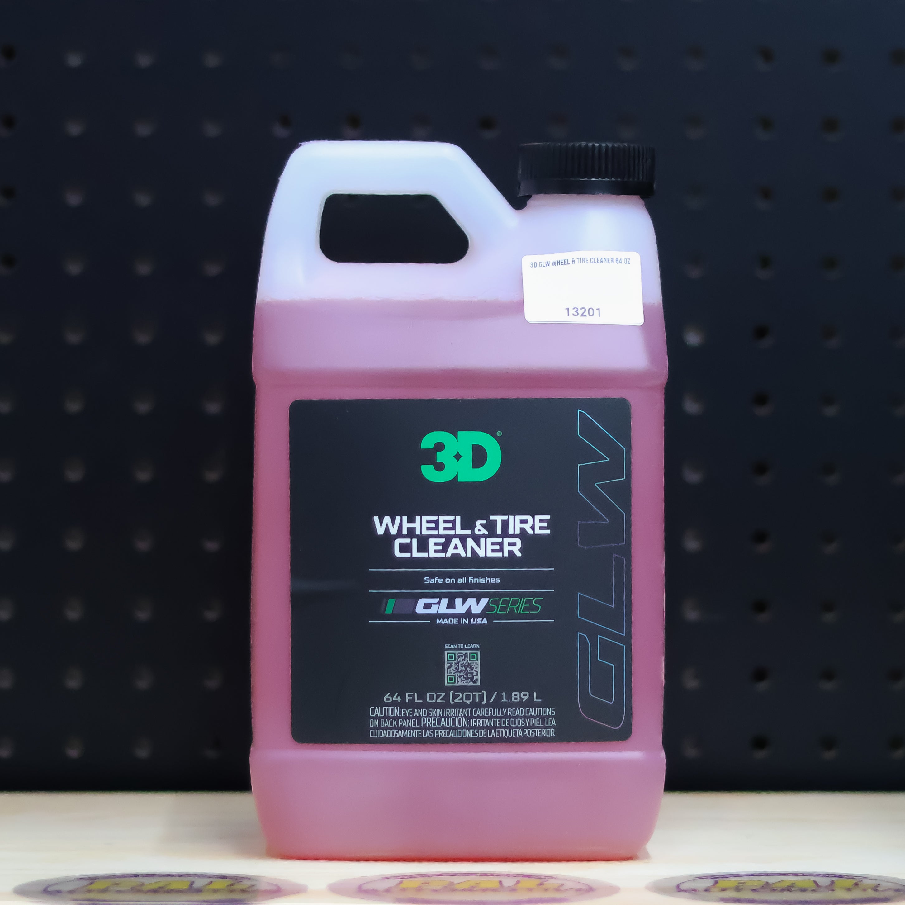 3D Car Care 3D GLW WHEEL & TIRE CLEANER 64 OZ - professional auto detailing tool accessory