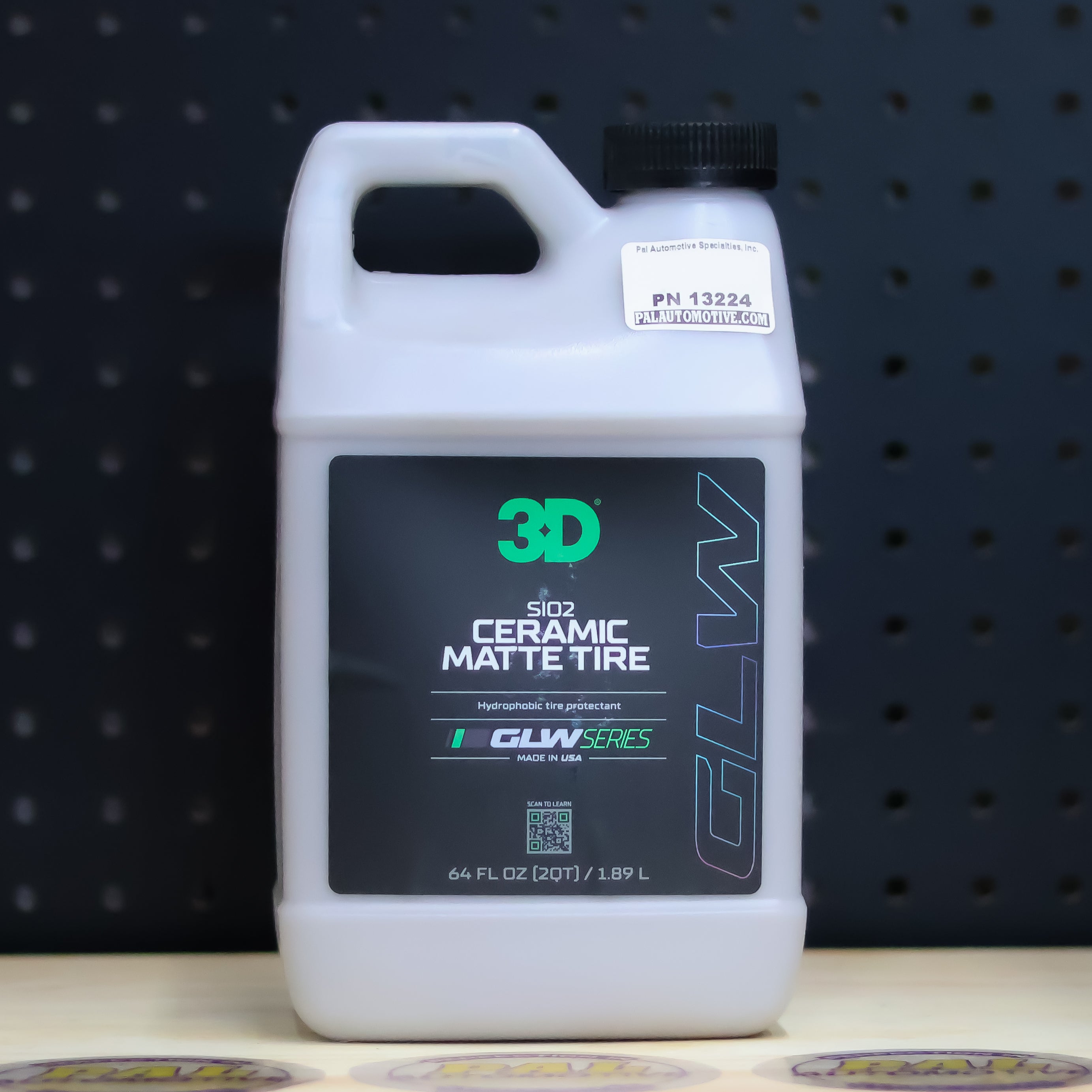 3D Car Care 3D GLW SIO2 CERAMIC MATTE TIRE 64 - professional auto detailing tool accessory
