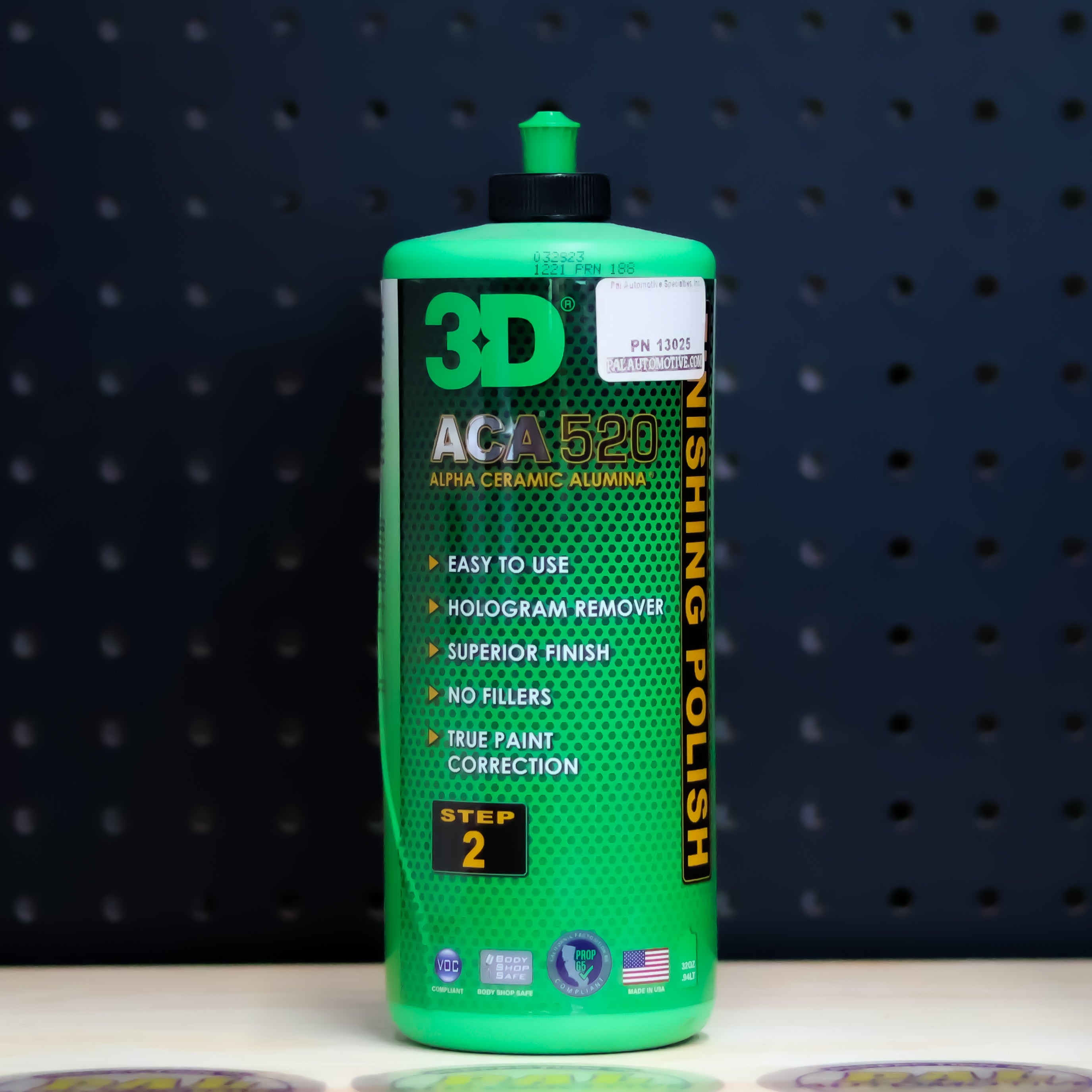 3D Car Care 3D 520 ACA FINISHING POLISH QUART - professional paint correction compound