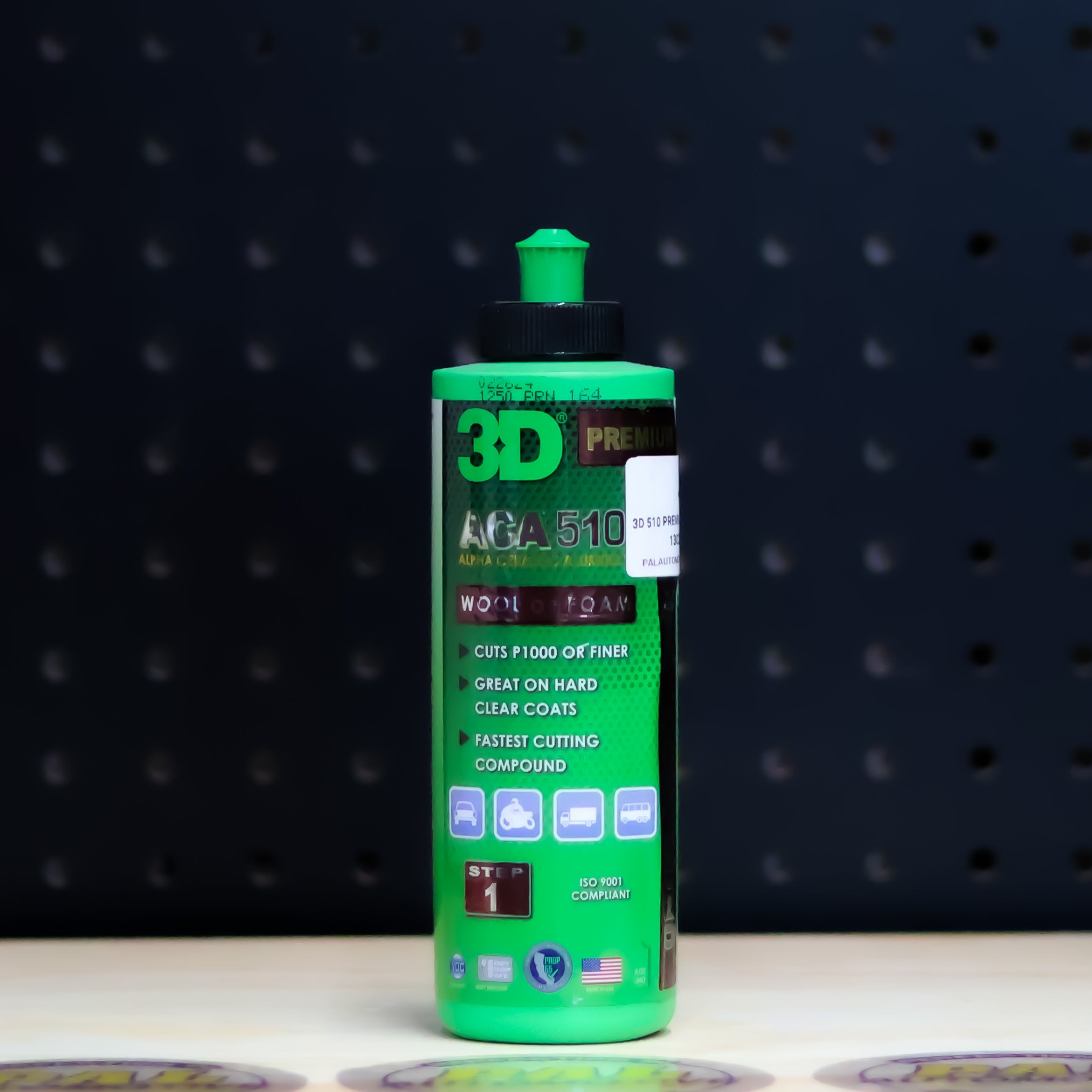 3D Car Care 3D 510 PREMIUM COMPOUND 8 OZ. - professional paint correction compound