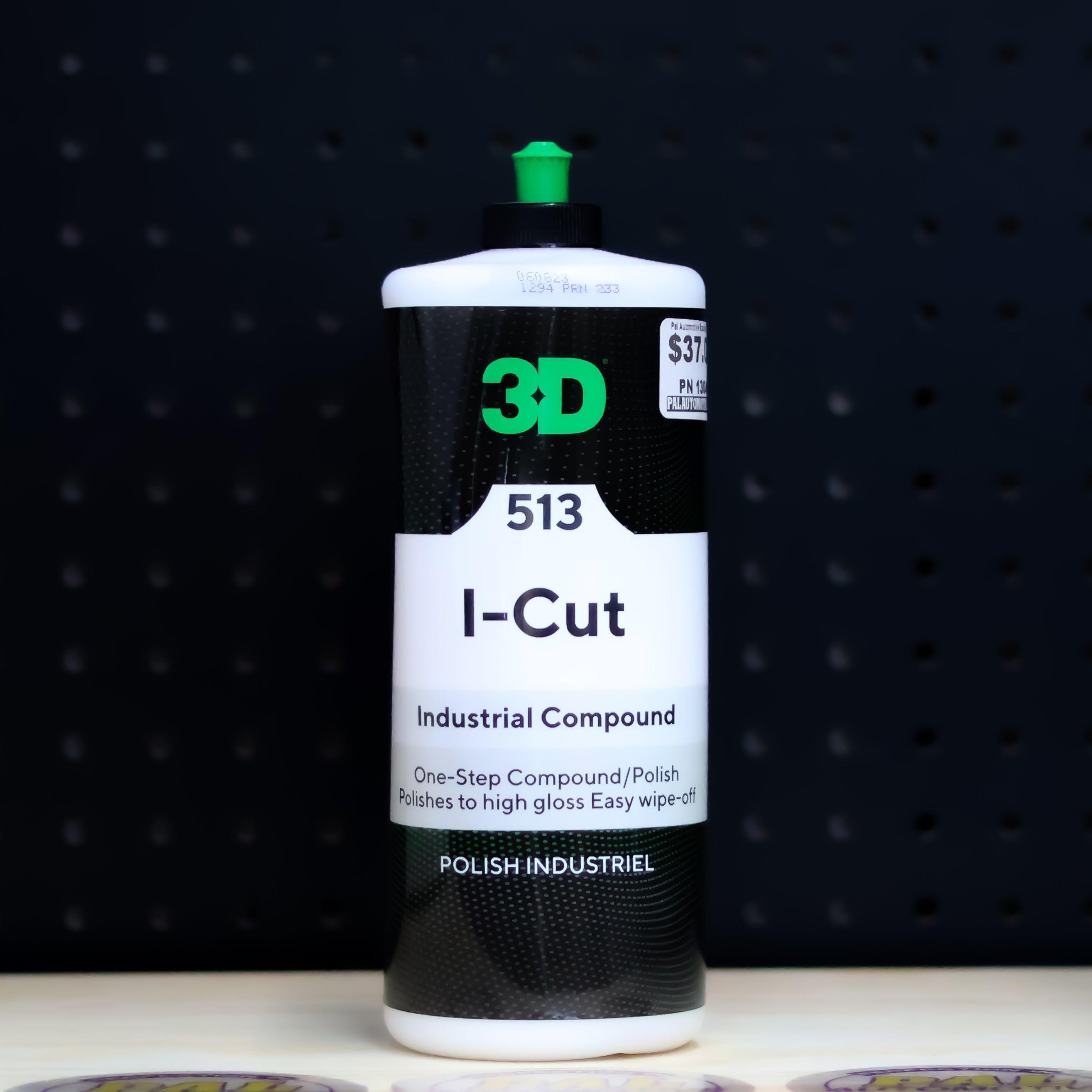 3D Car Care 3D I CUT COMPOUND 513 QUART - professional paint correction compound