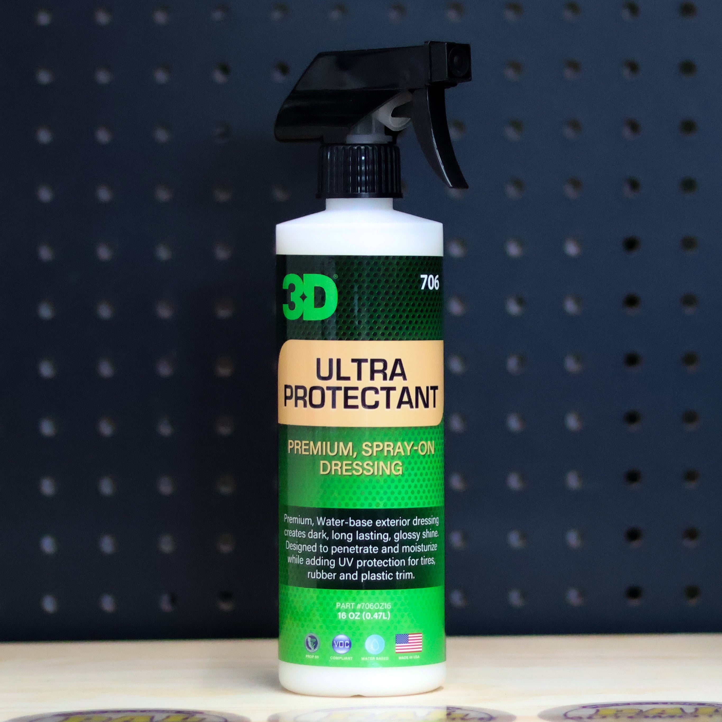3D Car Care 3D ULTRA PROTECTANT PINT - professional auto detailing tool accessory