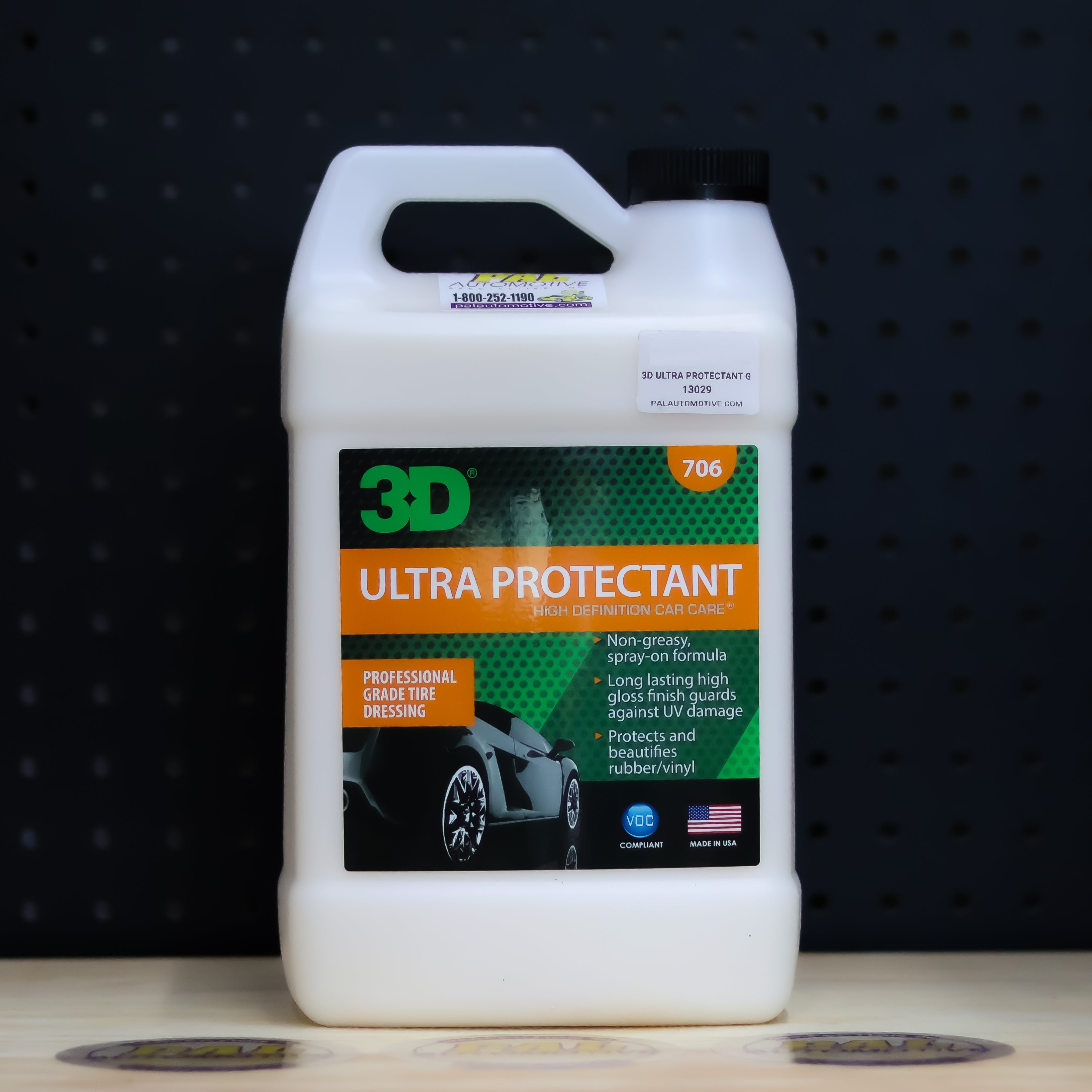 3D Car Care 3D ULTRA PROTECTANT GALLON - professional auto detailing tool accessory