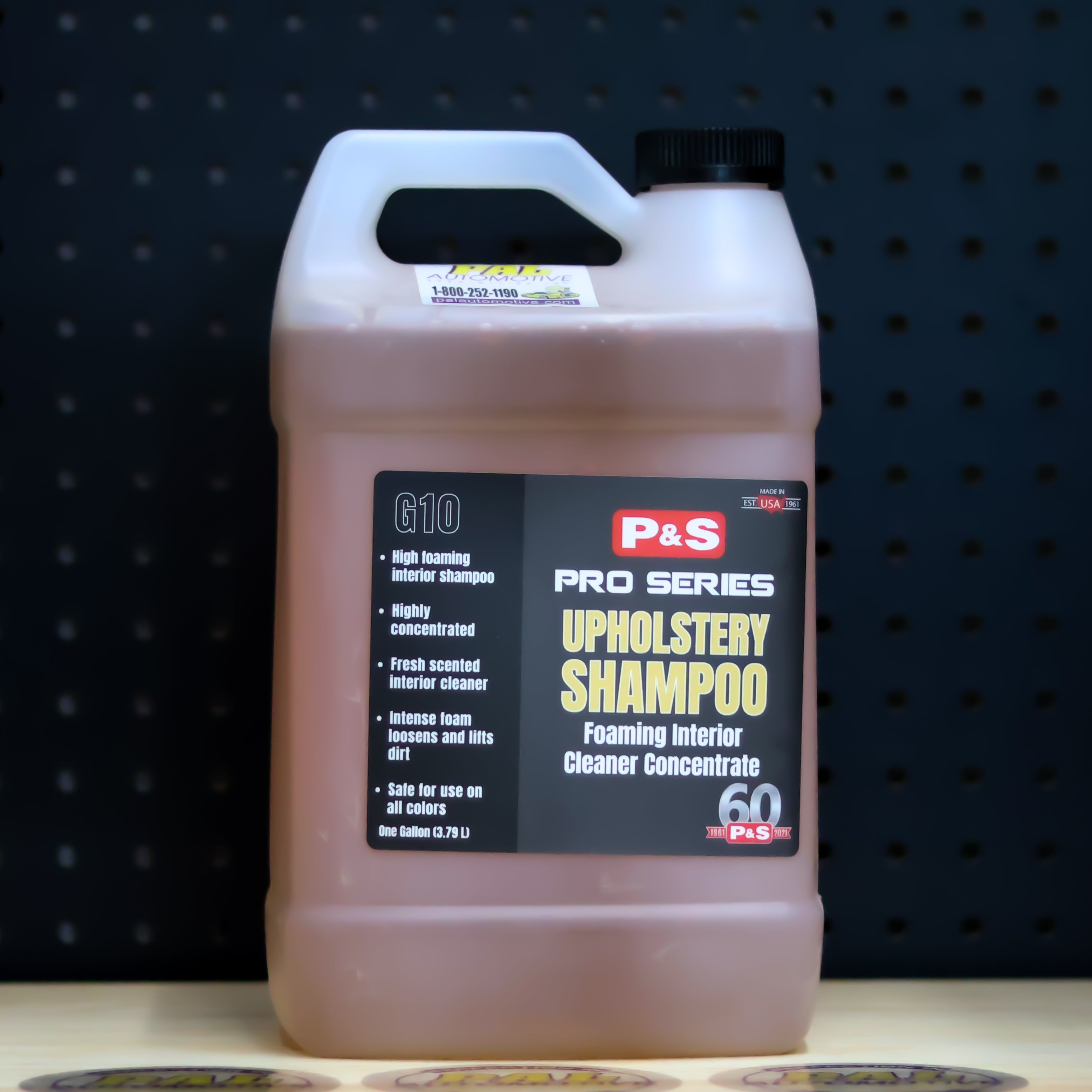 P&S Detailing Products P&S UPHOLSTERY SHAMPOO GALLON - all-purpose interior cleaner for auto detailing