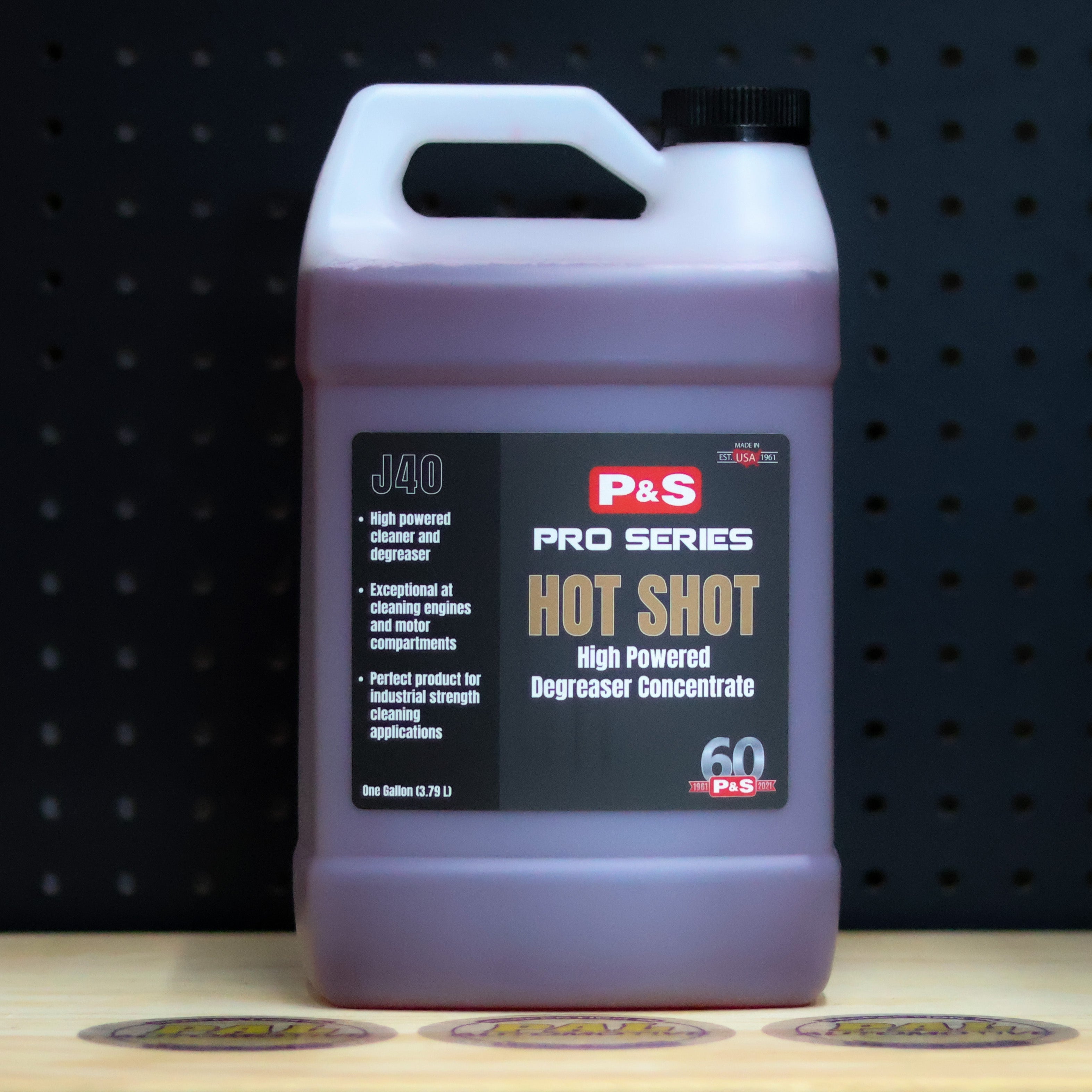 P&S Detailing Products P&S HOT SHOT POWER DEGREASER GALLON - heavy-duty engine degreaser for auto detailing