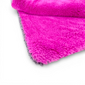 TDS Towel 1400 pink and gray 1400 GSM twisted loop microfiber towel for car drying