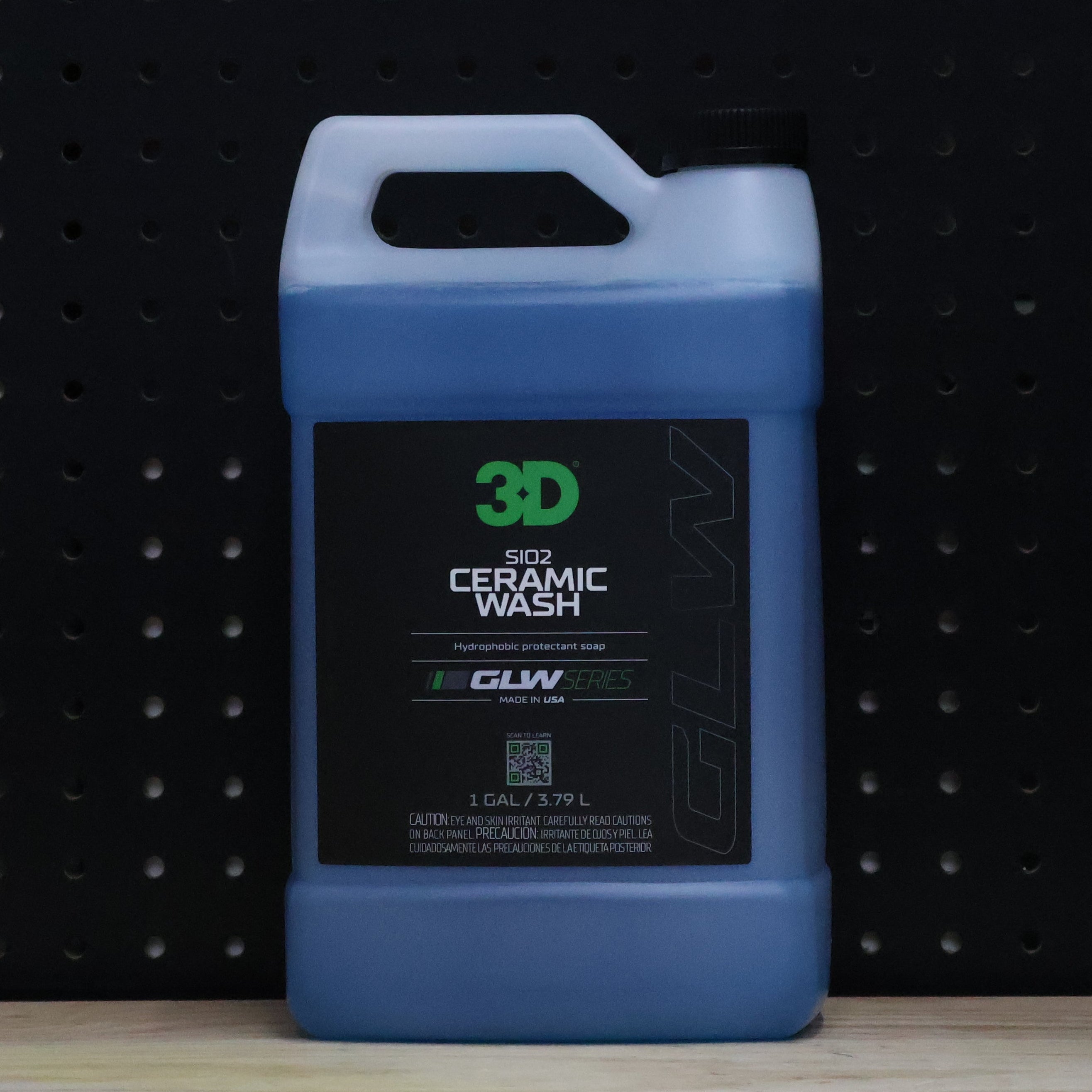 3D Car Care 3D GLW SIO2 CERAMIC WASH 1 GAL - premium car wash shampoo for auto detailing