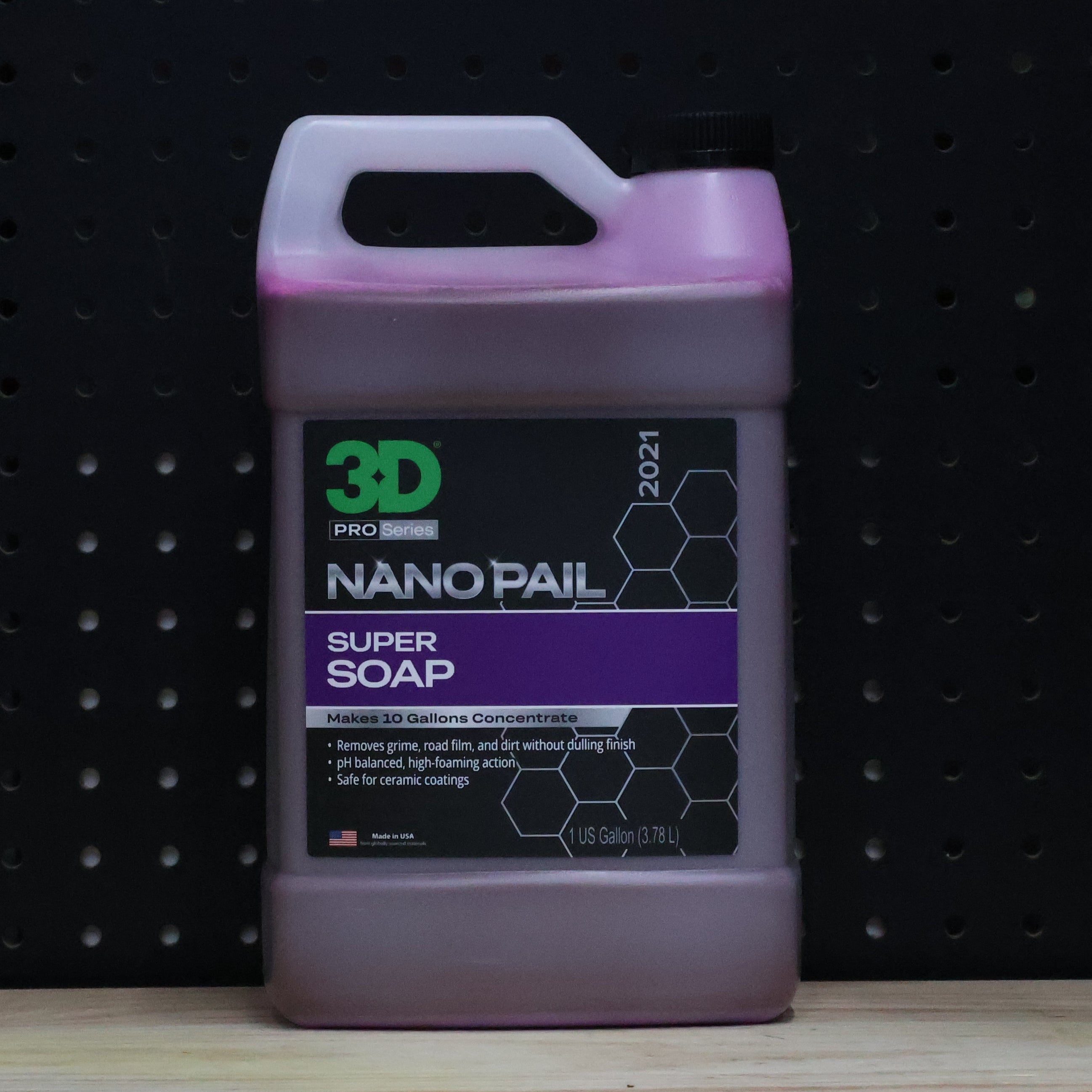 3D Car Care 3D Super Soap NANO DRUM - premium car wash shampoo for auto detailing