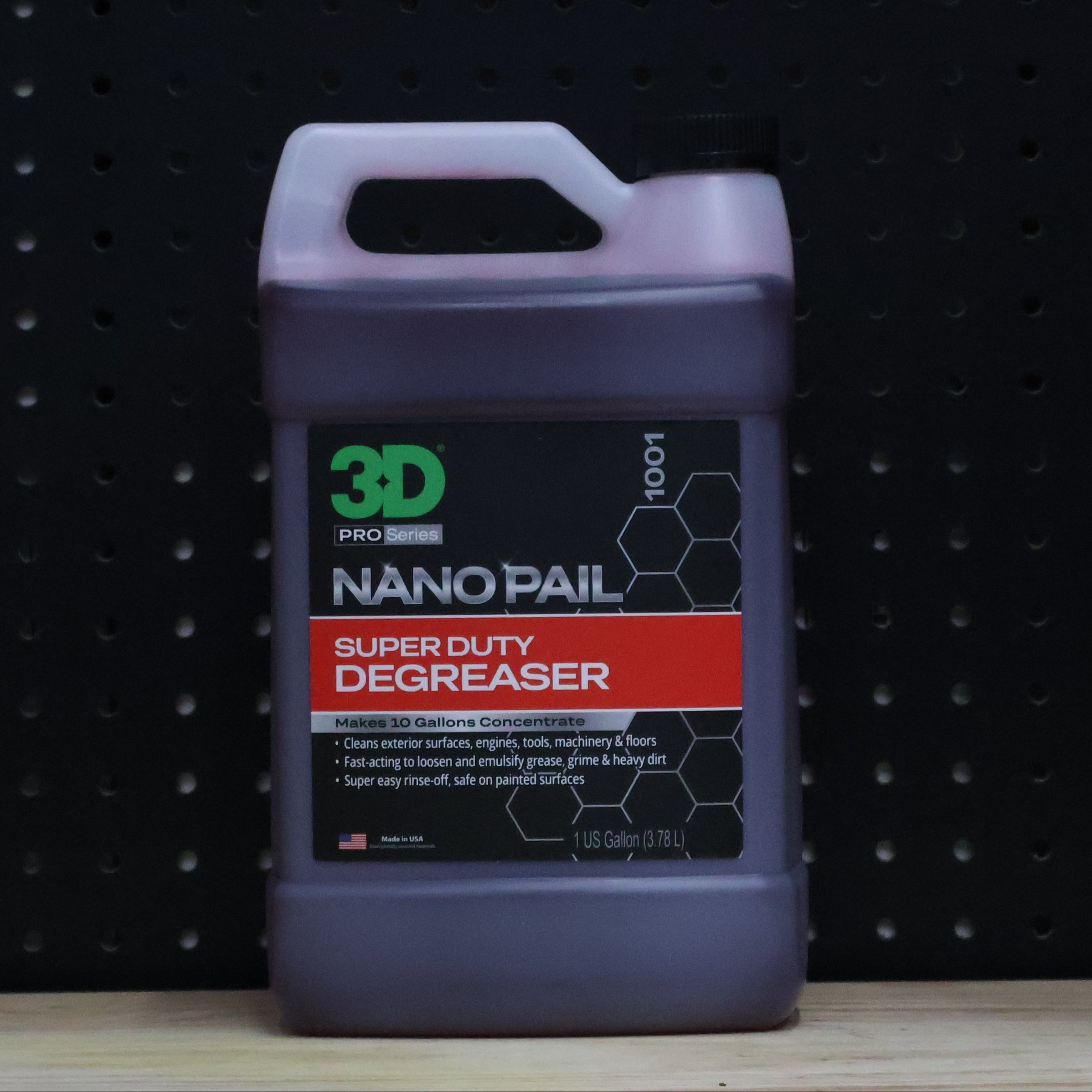 3D Car Care 3D SUPER DUTY DEGREASER 1GAL - heavy-duty engine degreaser for auto detailing