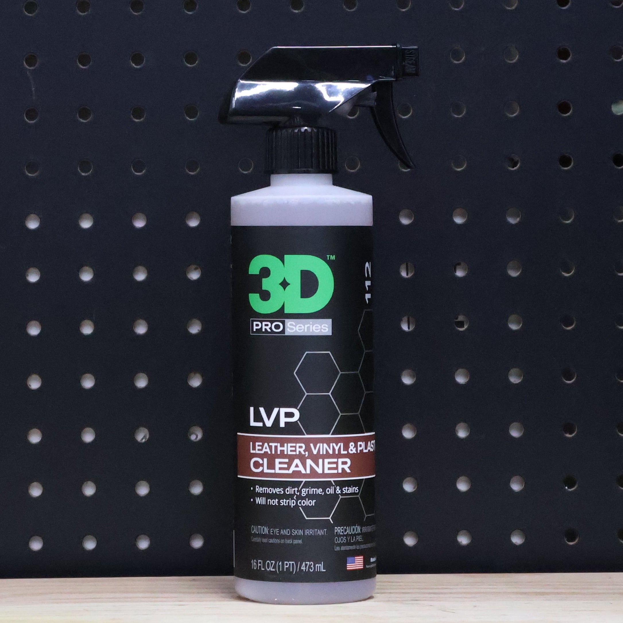 3D Car Care 3D LVP CLEANER PINT - all-purpose interior cleaner for auto detailing