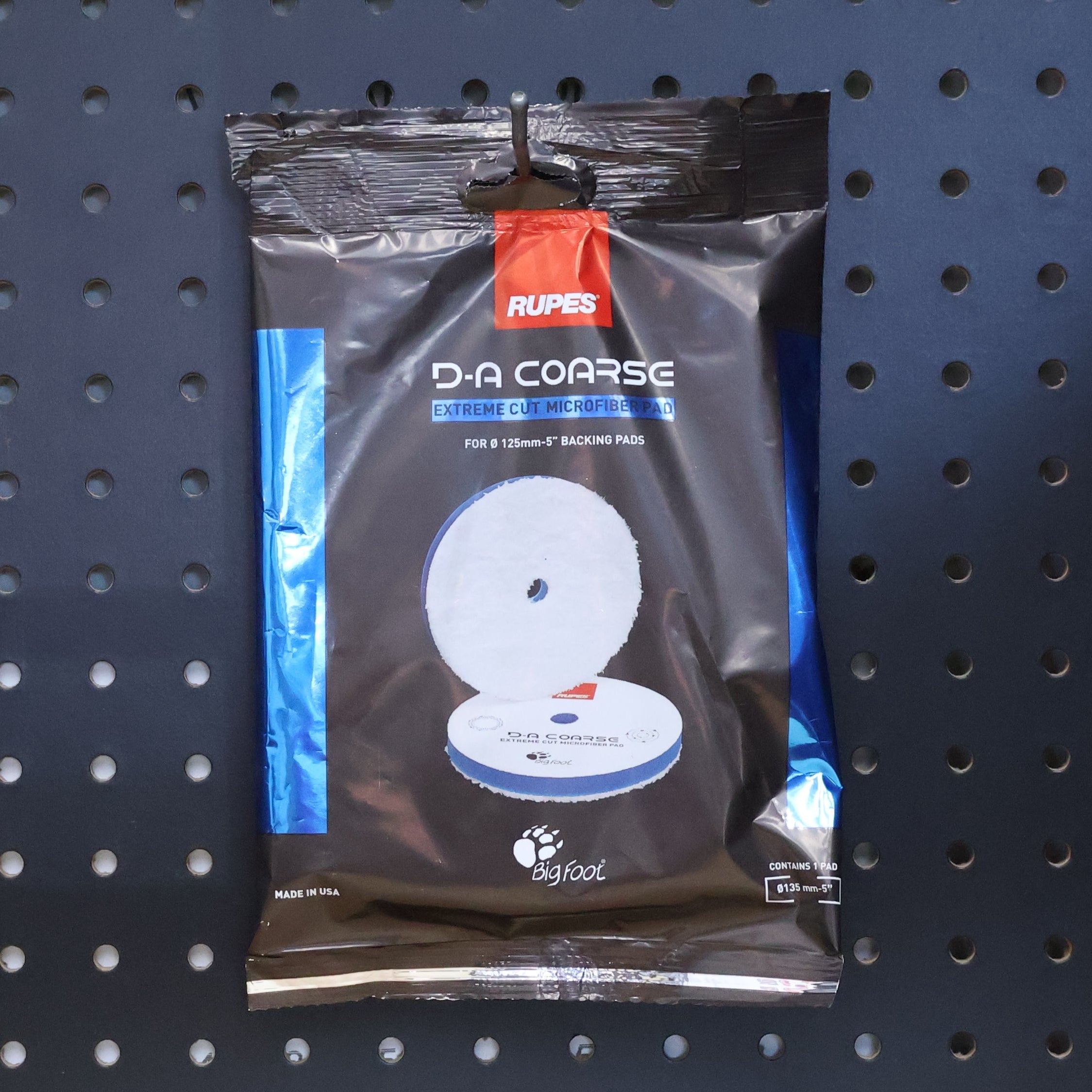 Rupes RUPES D-A COARSE MICROFIBER EXTREME CUT PAD - foam polishing pad for paint correction