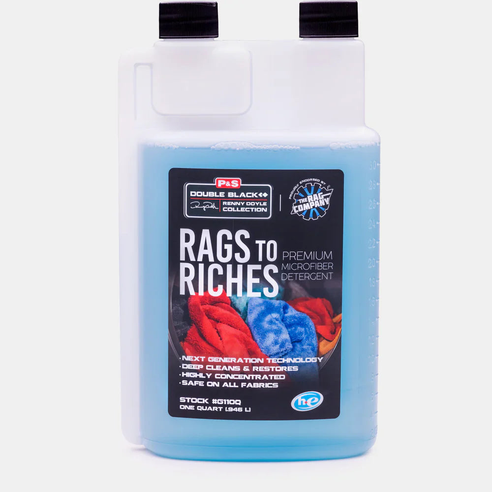 P&S Detailing Products P&S RAGS TO RICHES DETERGENT QUART in use - professional detailing application