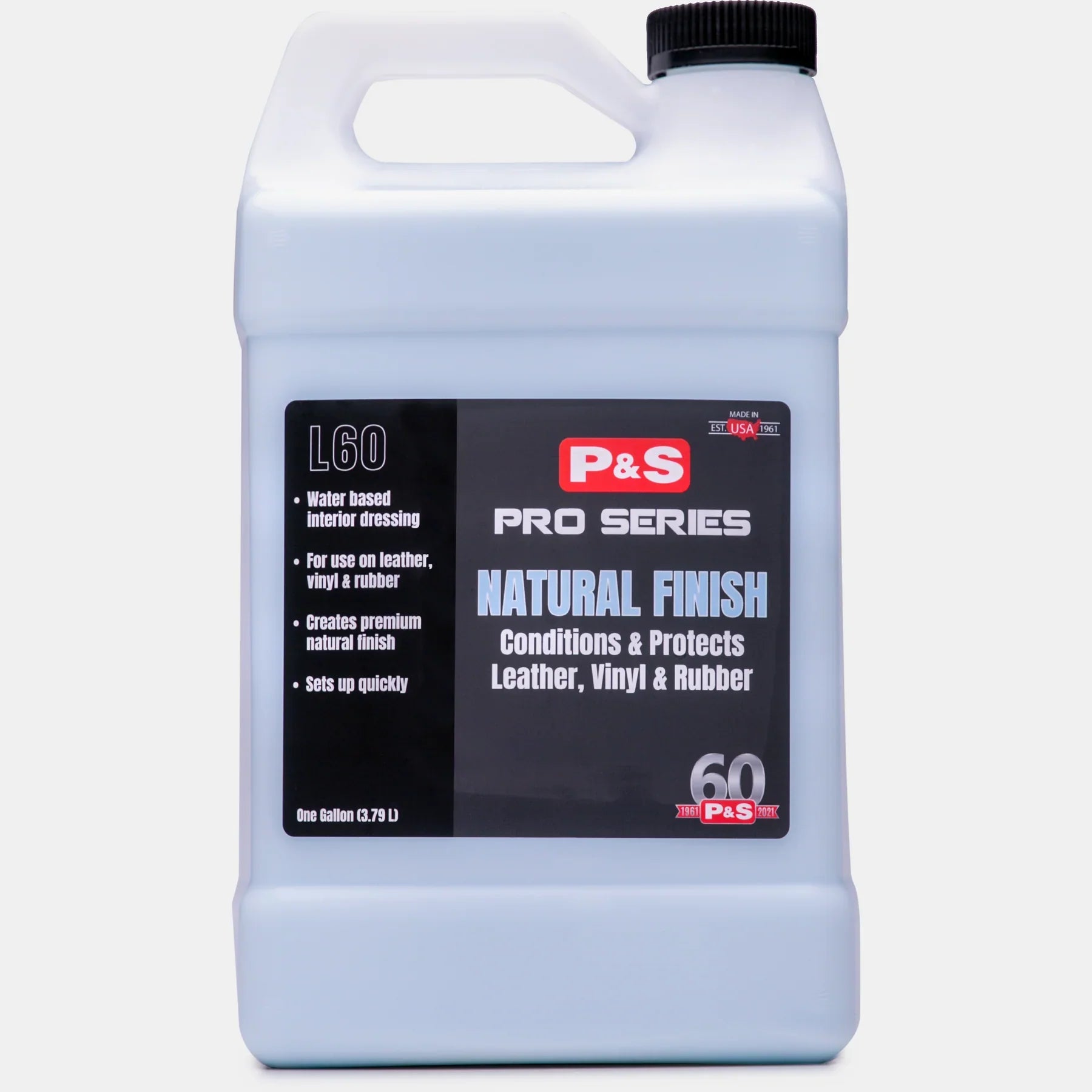 P&S Detailing Products P&S NATURAL FINISH DRESSING GALLON in use - professional detailing application