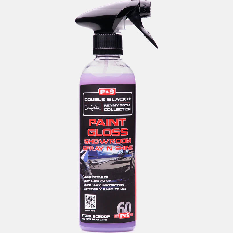 P&S Detailing Products P&S PAINT GLOSS SHOWROOM PINT in use - professional detailing application