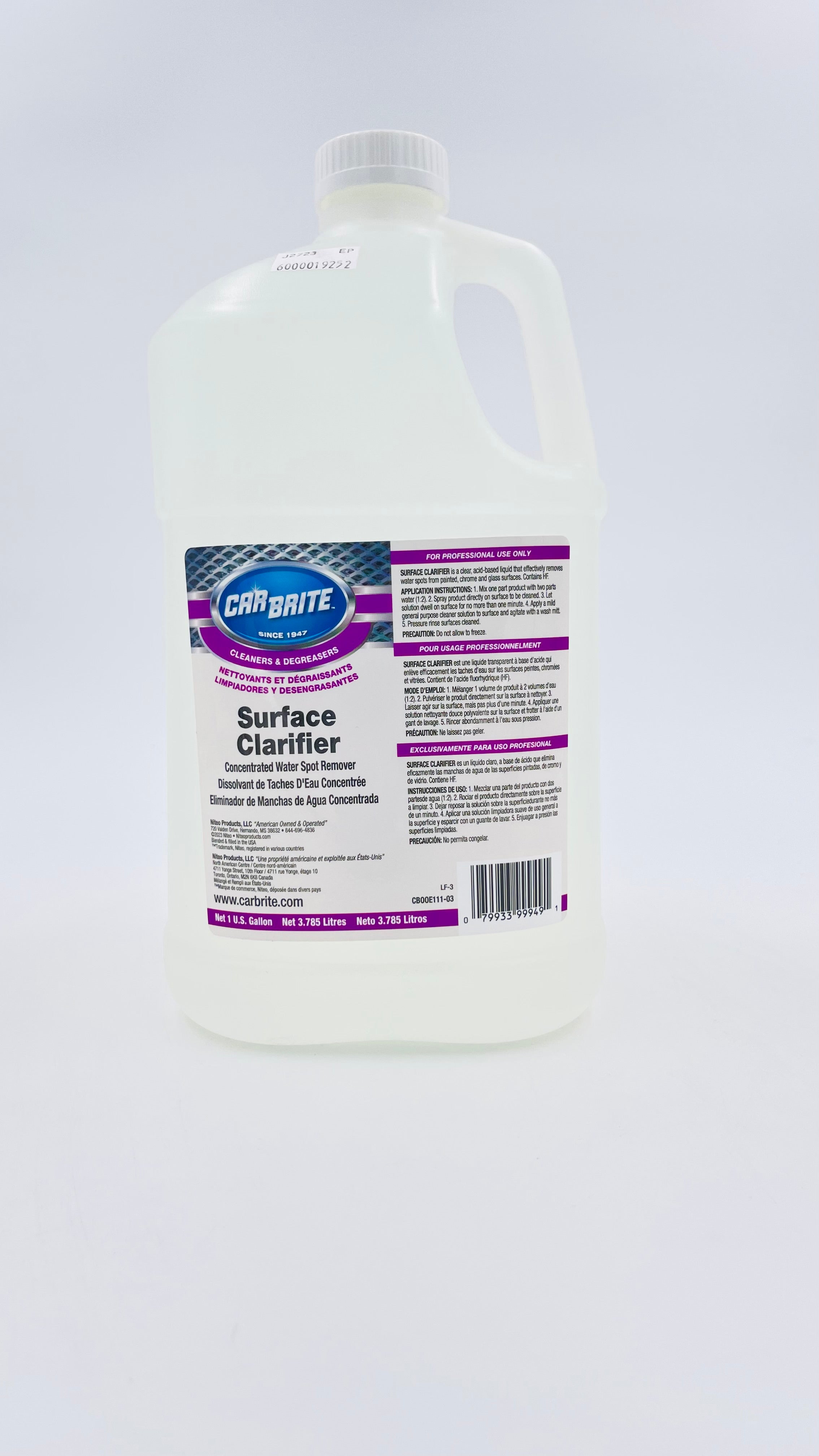 Car Brite Surface Clarifier - 1 Gallon