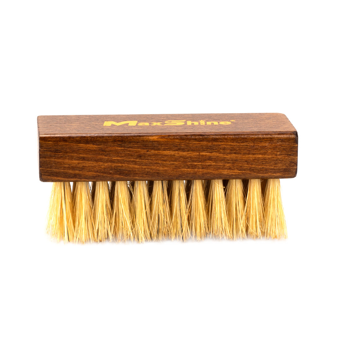 Interior Cleaning Brush | Compact, Durable, Perfect Car Interior Brush The interior cleaning brush fits perfectly to your hand, made of a hardwood handle with