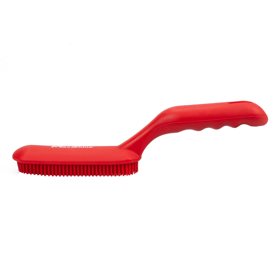 Silicone Brush Pet Hair and Lint Carpet & Upholstery Brush This silicone brush is a lifesaver for pet owners and car detailers alike. It uses static