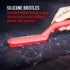 Silicone Brush Pet Hair and Lint Carpet & Upholstery Brush This silicone brush is a lifesaver for pet owners and car detailers alike. It uses static