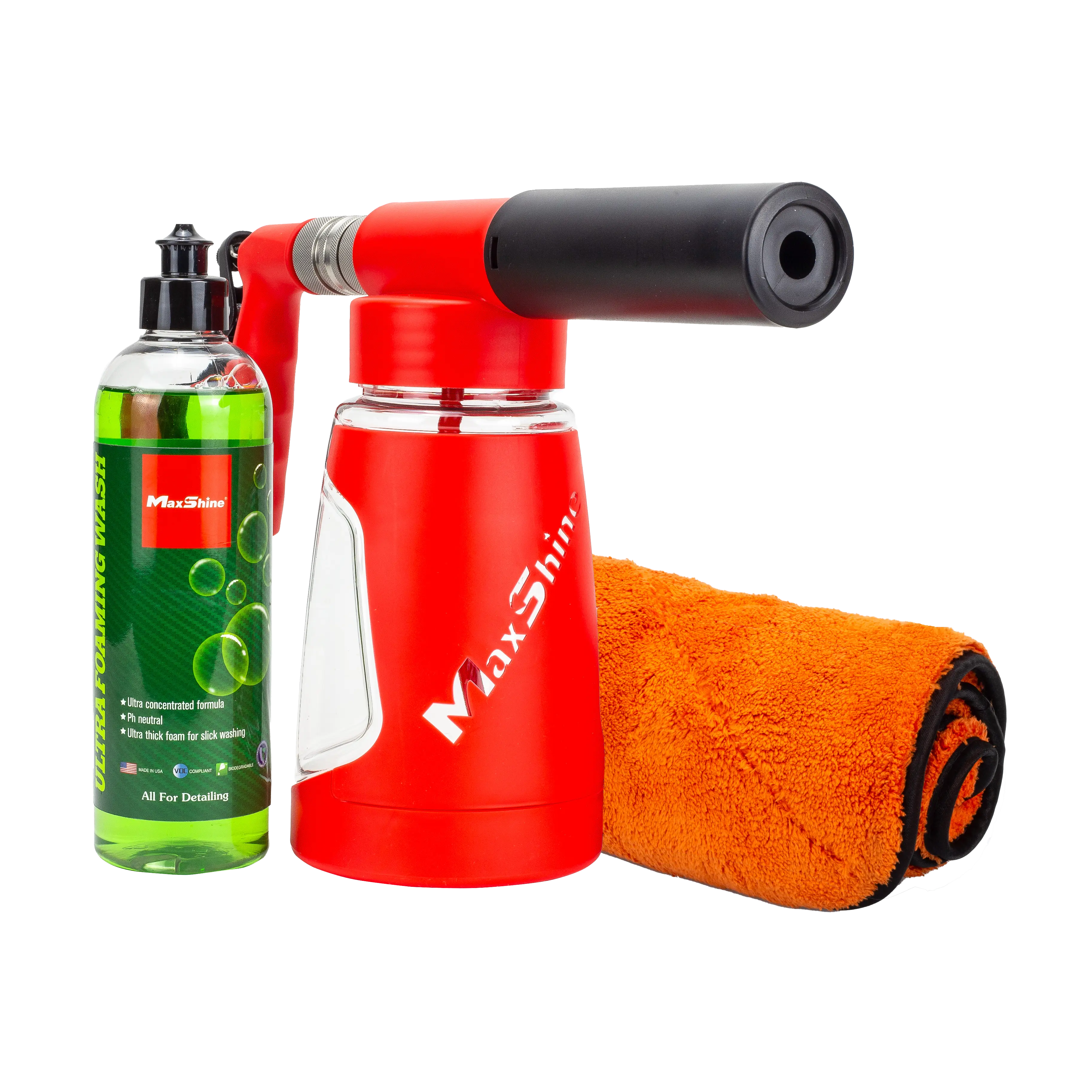 Maxshine Garden Hose Foaming Gun Starter Kit - complete car detailing kit and bundle