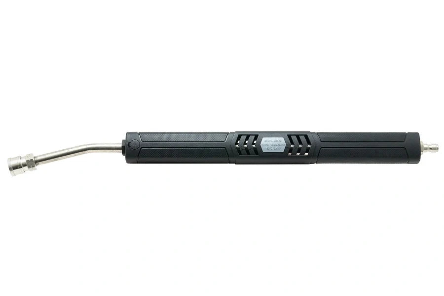 MTM Hydro 316 Stainless 20" Black Vented Bent Lance w/QC's