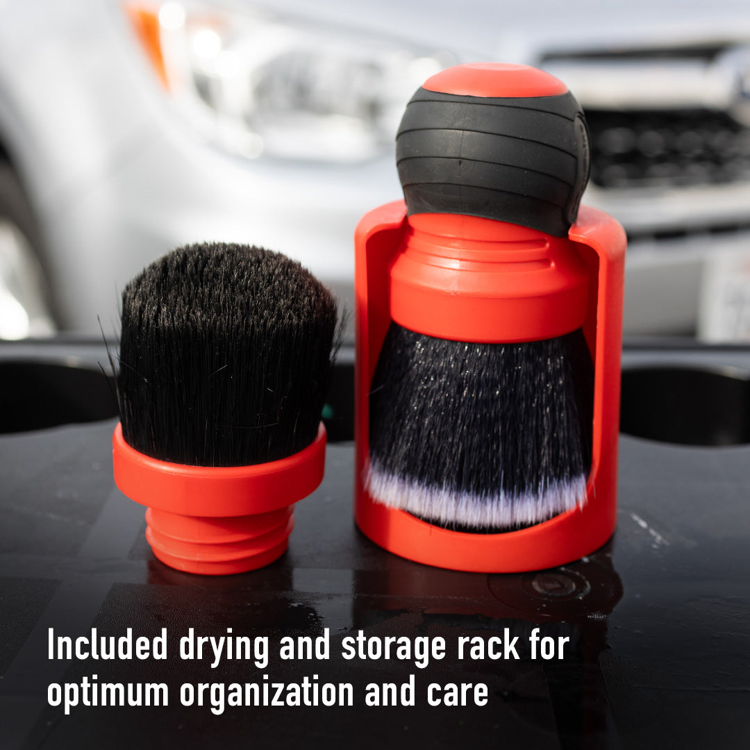 Large Brush - Curved Grip, Large Soft Bristles