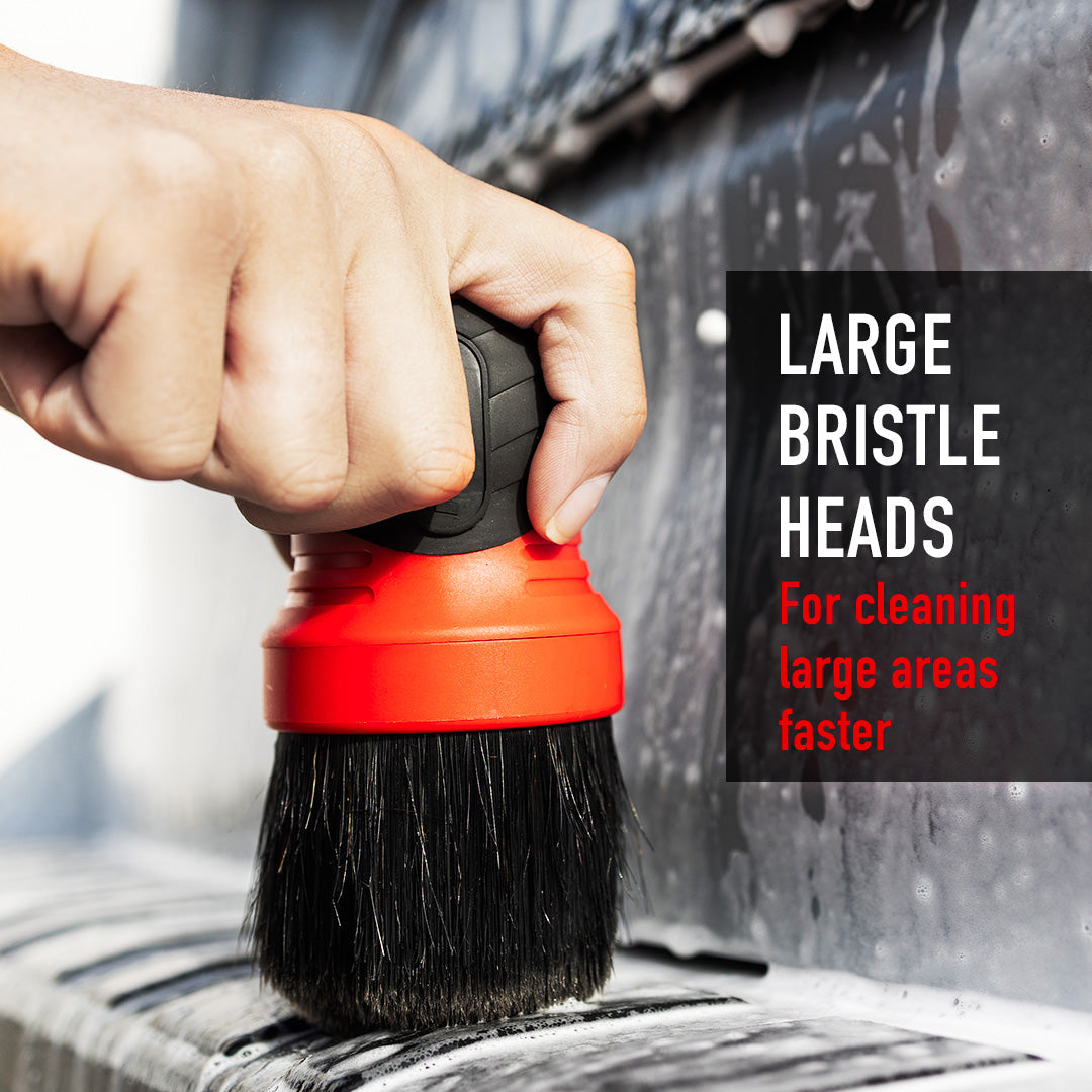 Large Brush - Curved Grip, Large Soft Bristles