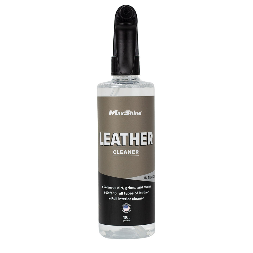 Leather Cleaner Car Interior Cleaner and Protectant Ditch harsh chemicals that crack and fade! Leather Cleaner gently deep cleans dirt and stains from leather