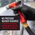 Maxshine Garden Hose Foaming Gun Starter Kit in use - professional detailing application