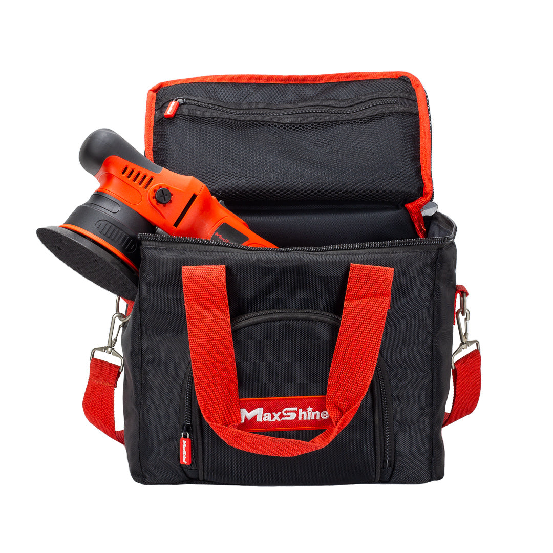 Detailing Bag with M8S V2 Power, Portability, and Protection The detailing bag, made from 1680D oxford fabric, safeguards your dual action polisher in style