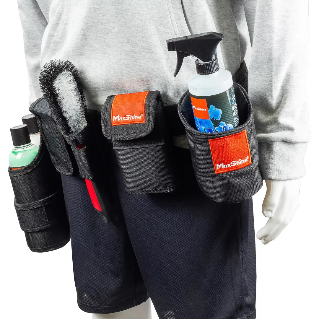 Detailing Tool Belt Adjustable and Durable This professional-grade detailing tool belt, crafted from durable 600D Oxford fabric, keeps all your detailing