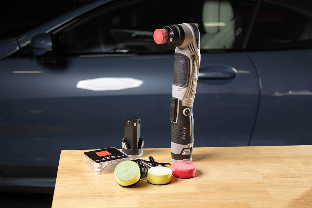 Polishing Pads Kit The Polishing Pads Kit contains a complete set of foam and wool pads for MaxShine's Mini Cordless Polisher. Take your detailing skills to