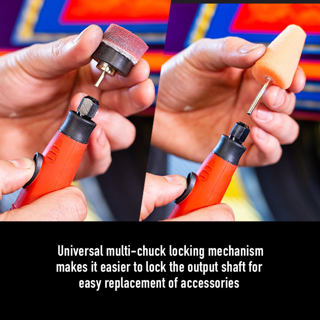 Rotary Tool Kit Mini Polishing System & Shaft Extension Set Our rotary tool kit is a comprehensive solution that combines the Mini Polishing System with the