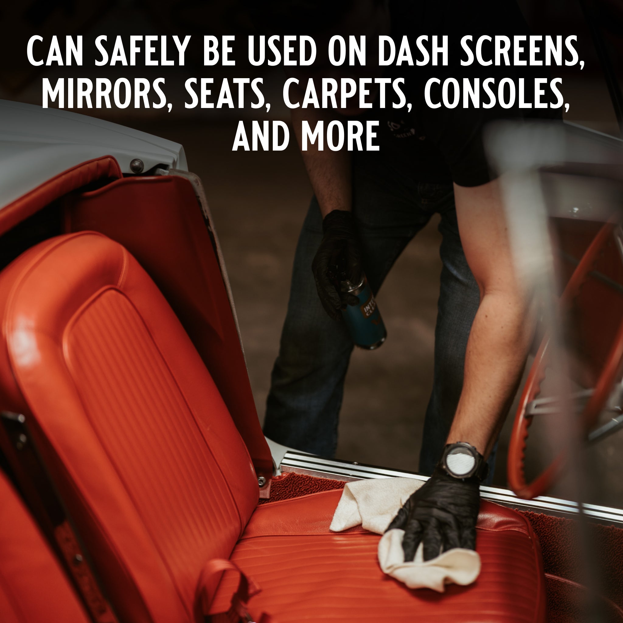 When life’s messes show up... Mint Condition with BioSafe Formula™ is perfect for erasing fingerprints, dirt, dust, and grime from all hard surfaces inside