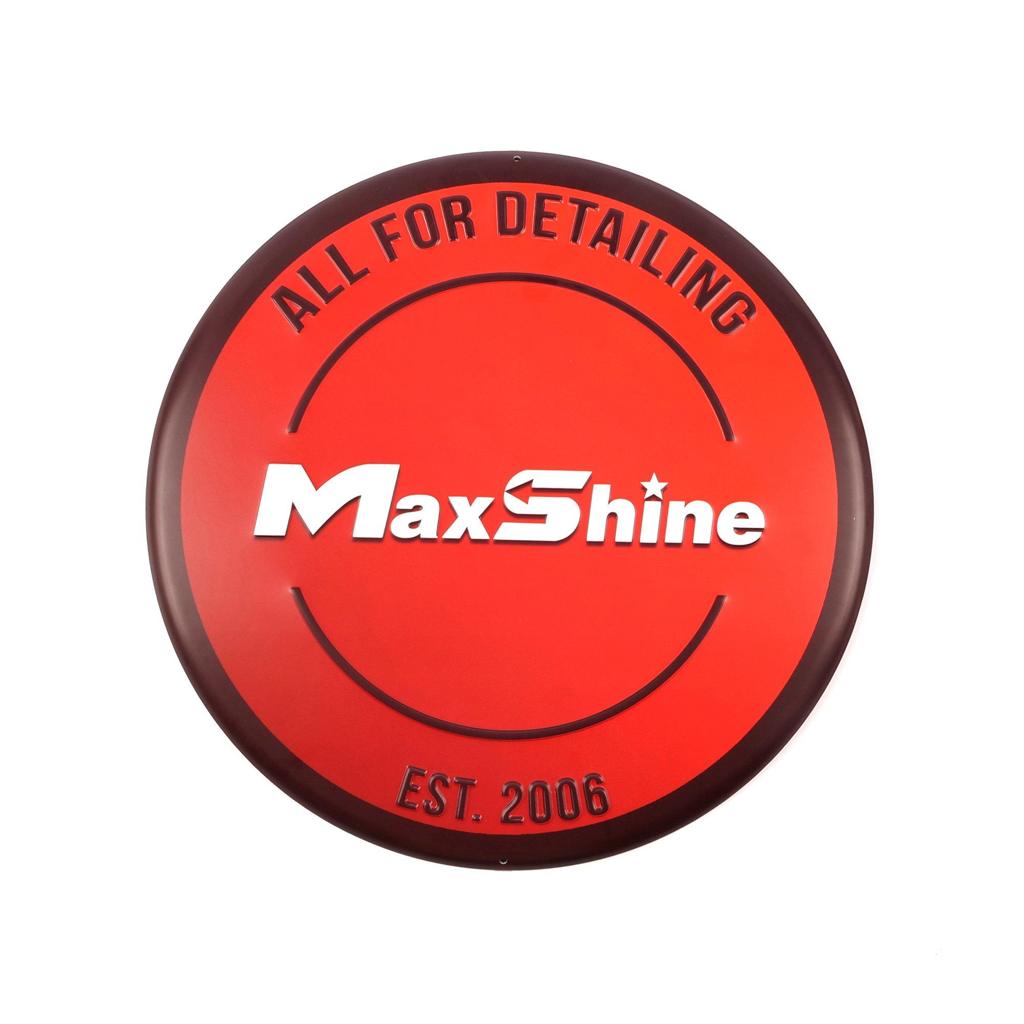 Maxshine Garage Logo and Sign