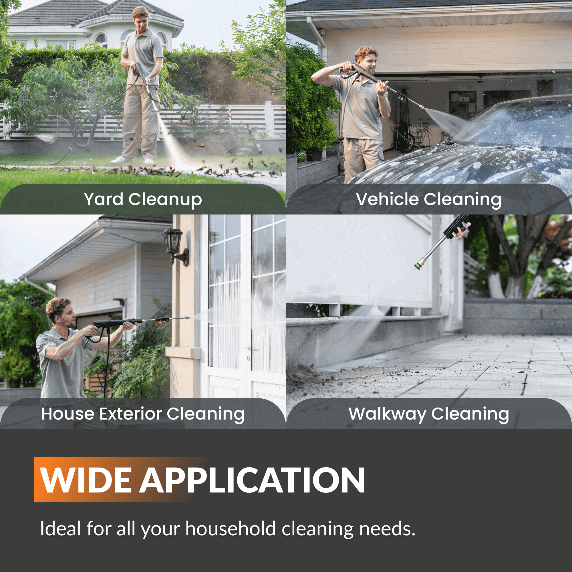 Grandfalls Pressure Washer has an auto-retraction high-pressure washer that can help you finish your cleaning tasks efficiently.