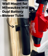Stubby Nozzle Co. Wall Mount Kit for Milwaukee M18 FUEL Dual Battery Leaf Blower (2824-20) - detail shot 5